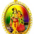 Radha Krishna Pendant, Radha Krishna Metal Pendant