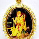 Radha Krishna Pendant, Radha Krishna Metal Pendant