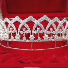 Zirconia Diamond Tiara 8.84ct Cubic Zircon Diamond 925 Silver Tiara Crown