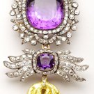 Inspired Amethyst Cubic Zircon 925 Silver Brooch Love Gift for Her Silver Zircon Inspired Amethyst Cubic Zircon 925 Silver Brooch Love Gift for Her Silver Zircon