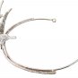 Handmade Cubic Zircon 925 Silver Tiara Bird Style Wedding Anniversary Gift Crown
