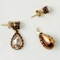 Vintage Style Natural Rose cut Diamond 925 Sterling Silver Earrings Woman's