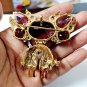 Vintage Cubic Zircon Topaz 925 Silver Brooch Replica Brooch Wedding Love Gift
