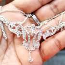 2.85ct Rosecut Diamond 925 Silver Pendant with chain Handmade Diamond Pendant