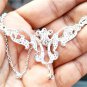 2.85ct Rosecut Diamond 925 Silver Pendant with chain Handmade Diamond Pendant