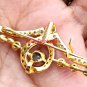 1.29ct Rose Cut & Polki Diamond 925 Silver Brooch Rosecut Diamond Broach/Pendant