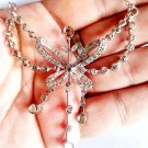 Rose Cut Polki Diamond 925 Silver Necklace With Chain Silver Necklace Gift