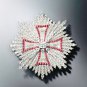 Reproduction Cubic Zircon Ruby 925 Silver Brooch Stylish Brooch Zircon Brooch