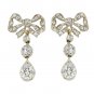 Inspired Cubic Zircon 925 Silver Drop Zircon Dangle Woman's Earrings Gift Her