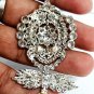 Inspired Cubic Zircon 925 Silver Brooch Gift For her Brooch Wedding Love Gift