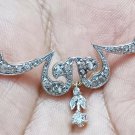 0.56ct Rose Cut Diamond 925 Silver Pendant Natural Rosecut Diamond Pendant 0.56ct Rose Cut Diamond 925 Silver Pendant Natural Rosecut Diamond Pendant