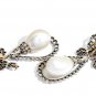Zircon 925 Silver Pearl Earrings Handmade Earrings Women Gifts