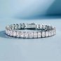 Inspired Cubic Zircon 925 Silver Tennis Bracelet Gift for Her Everyday Bracelet
