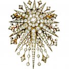Vintage Style Cubic Zircon 925 Sterling Silver Handmade Brooch/Pendant Vintage Style Cubic Zircon 925 Sterling Silver Handmade Brooch/Pendant