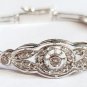 Cubic Zircon 925 Silver Bracelet Gift For Woman Party Wear