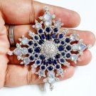 Reproduction Cubic Zircon 925 Silver Opal Sapphire Silver Brooch Woman Pendant Reproduction Cubic Zircon 925 Silver Opal Sapphire Silver Brooch Woman Pendant