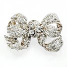 Victorian Inspired Sterling Silver Cubic Zircon Brooch For Woman Wedding Gift