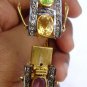 Rosecut Diamond Gemstones 925 Silver Bracelet Diamond Woman's Stone Bracelet