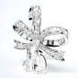 Inspired Cubic Zircon 925 Silver Brooch Wedding Anniversary Birthday Gift Brooch