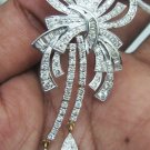 Cubic Zircon Brooch Pendant 925 Silver Pendant Zircon Sterling silver Pendant