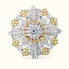 Cubic Zircon 925 Sterling Silver CROSS Design Brooch/Pendant For Birthday Gift Cubic Zircon 925 Sterling Silver CROSS Design Brooch/Pendant For Birthday Gift