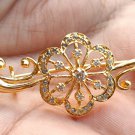 0.72ct Rose Cut Diamond 925 Silver Brooch Diamond Silver Broach For Her Birthday 0.72ct Rose Cut Diamond 925 Silver Brooch Diamond Silver Broach For Her Birthday