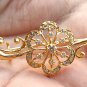 0.72ct Rose Cut Diamond 925 Silver Brooch Diamond Silver Broach For Her Birthday