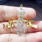 Replica Cubic Zircon 925 Sterling Silver Crown Brooch Everyday Brooch For Her