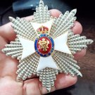 Vintage Reproduction 925 Sterling Silver Enamel Brooch Silver Broach For Him