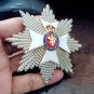 Vintage Reproduction 925 Sterling Silver Enamel Brooch Silver Broach For Him