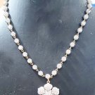 925 Sterling Silver Cubic Zircon Necklace Anniversary Gift Necklace 925 Sterling Silver Cubic Zircon Necklace Anniversary Gift Necklace