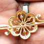 Cubic Zircon 925 Sterling Silver Brooch Birthday Gift Silver Brooch For Her