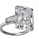Emerald Cut Cubic Zirconia 925 Silver Ring Engagement Ring, Gift for Her Emerald Cut Cubic Zirconia 925 Silver Ring Engagement Ring, Gift for Her
