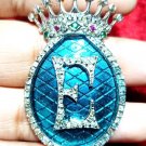 Rose Cut Diamond 2.18ct Silver Enamel Multi Gemstone Brooch Handmade Pin Rose Cut Diamond 2.18ct Silver Enamel Multi Gemstone Brooch Handmade Pin