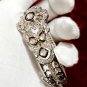 Rosecut Diamond Polki Silver Bracelet, Diamond Bracelet, Woman's Bracelet