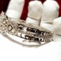 Rosecut Diamond Polki Silver Bracelet, Diamond Bracelet, Woman's Bracelet