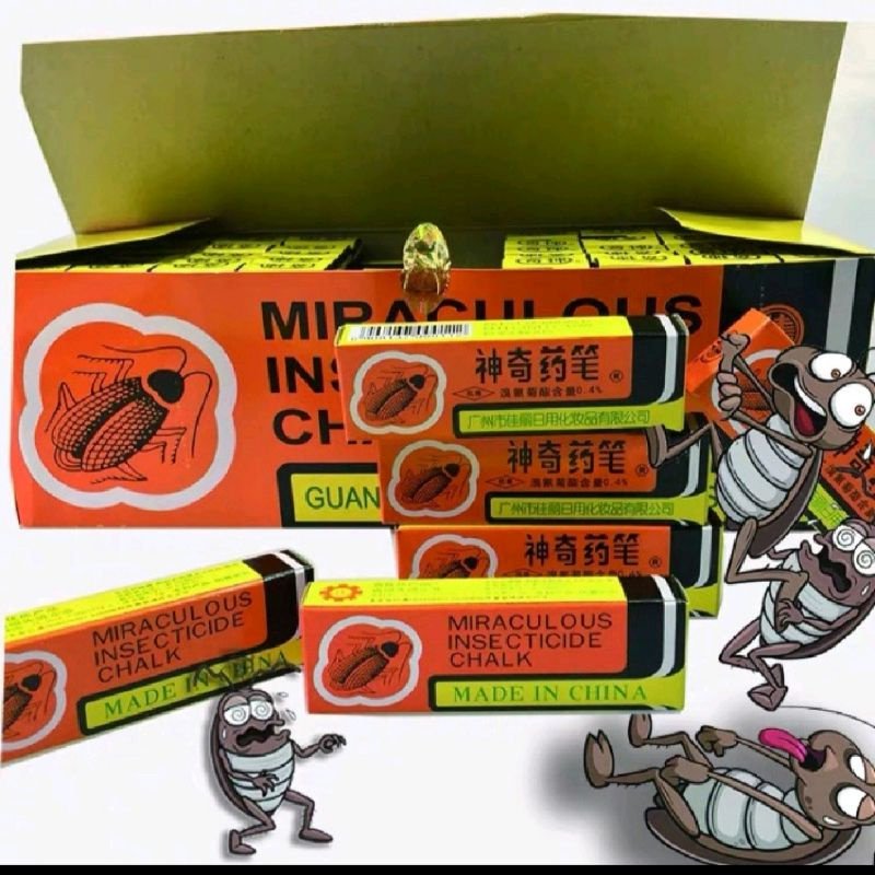 Miraculous Insecticide Chalk Pest Cockroach Roaches Magic Pen