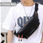 Men Pouch Bag Waist Pack Crossbody Sling Shoulder Bag Waterproof Chest Cross Body Bag Sport Belt Bag