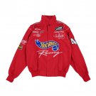 Varsity Nascar Hot Wheels jacket Red Canvas Materials, Vintage Nascar Jacket, Nascar Speedway