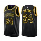 Men's Los Angeles Lakers Jersey Kobe Bryant #24 Classic Jersey Black