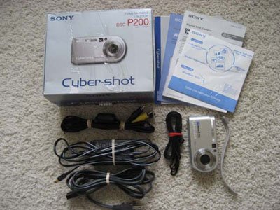 Sony Cybershot P200 7.2MP Digital Camera