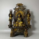 Handmade Gilded Bronze Buddha Statue