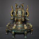 Gold-inlaid Bronze Ware Seismometer