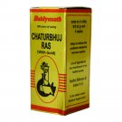 Baidyanath Chaturbhuj Ras with Gold - 10 Tablets