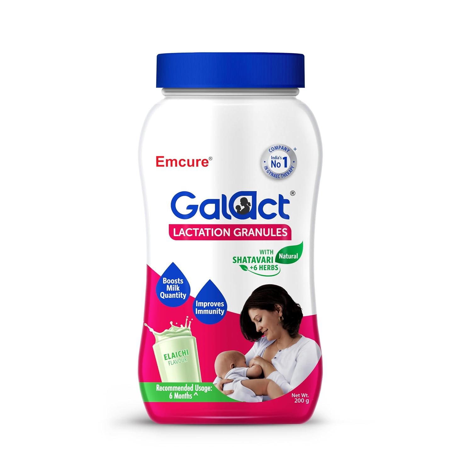 Emcure Galact Granules - Shatavari Powder - Breast Feeding Supplement ...