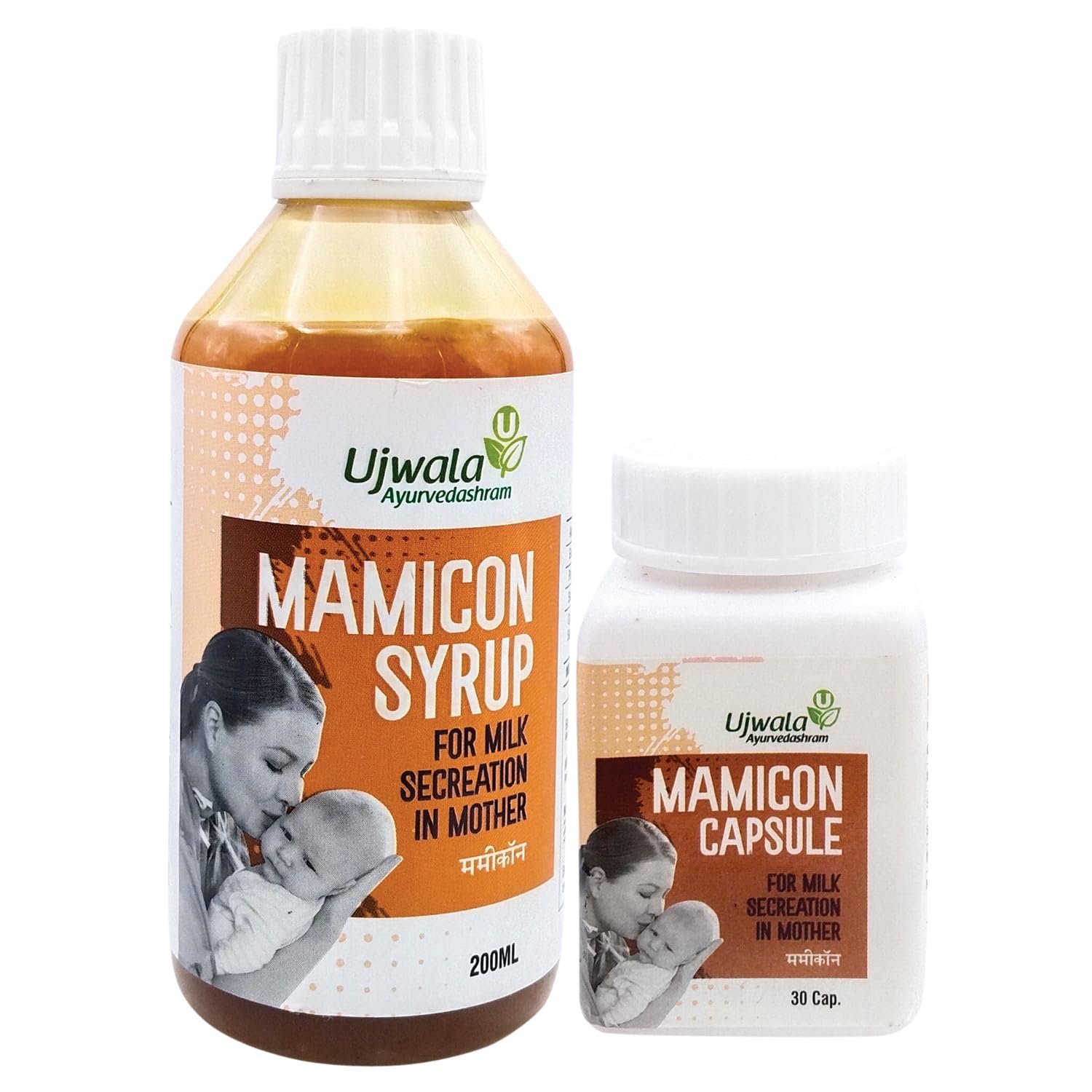 Mamicon Capsule and Syrup Combi Pack I For Milk Secretion In Mother I Reduce Breast engorgement