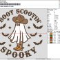 Get Spookily Stylish: Boot Scootin' Embroidery Design in 3 Sizes!
