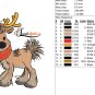Let It Snow: Reindeer Embroidery Design for Festive Charm!
