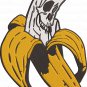 Spooktacular Stitching: Scary Banana Embroidery Design for Halloween Fun! 13 sizes