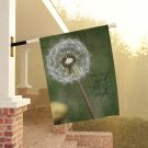 Dandelion House Flag, Dandelion Flag, Decorative House Flag Size 24.5'' × 32''